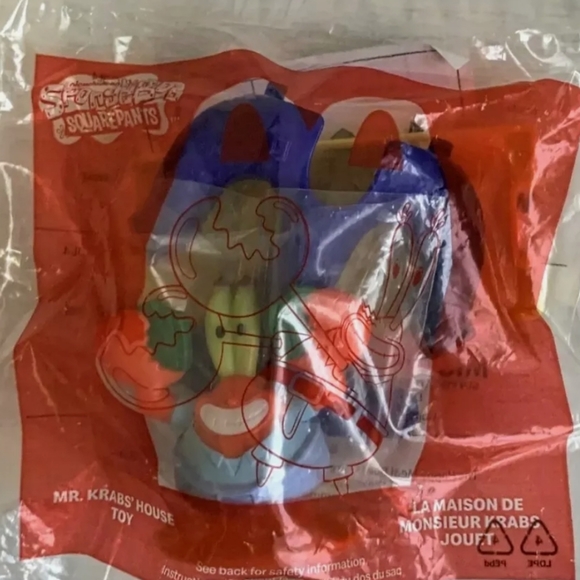 Full set SpongeBob McDonalds 2021 Happy Meal toys, all 10 toys NEW IN PACKAGE - Picture 5 of 11